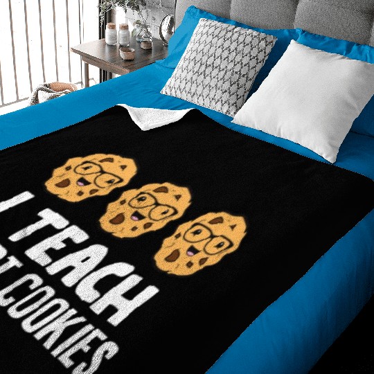Funny Science Teacher Lover I Teach Smart Cookies Baby Blankets