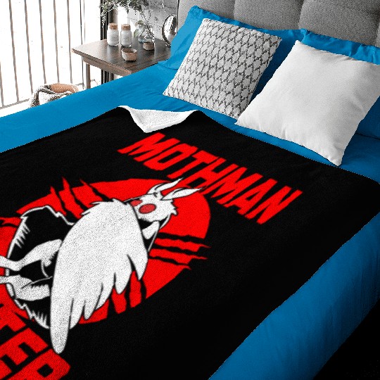 Cryptozoologist Cryptid Folklore Funny Mothman Baby Blankets