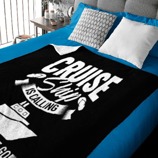 Cruise Ship Vacation Trip Party Sailing Boating Baby Blankets