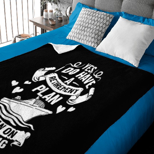 Cruise Ship Vacation Trip Party Sailing Boating Baby Blankets