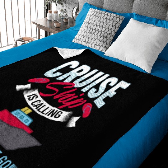 Cruise Ship Vacation Trip Party Sailing Boating Baby Blankets