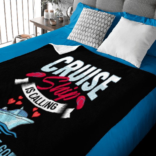 Cruise Ship Vacation Trip Party Sailing Boating Baby Blankets
