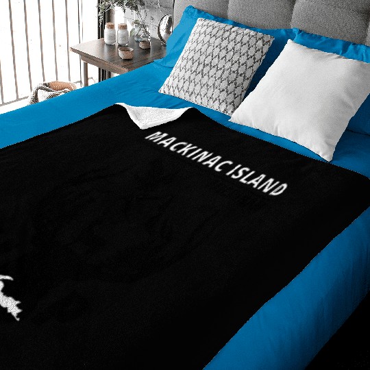 Mackinac Island Michigan Upper Peninsula Baby Blankets