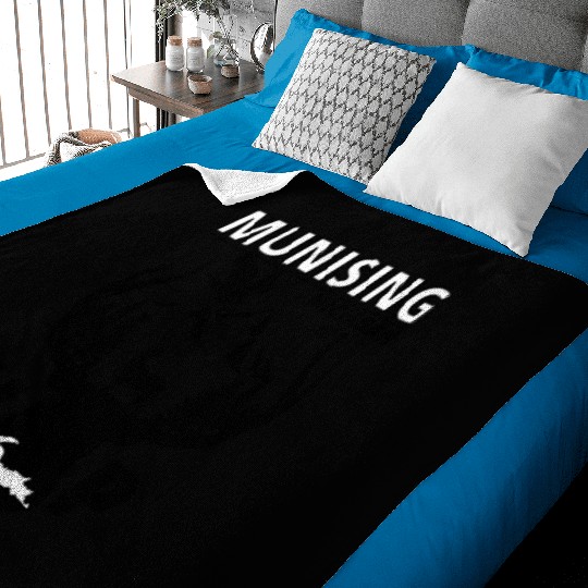 Munising Michigan Upper Peninsula Baby Blankets