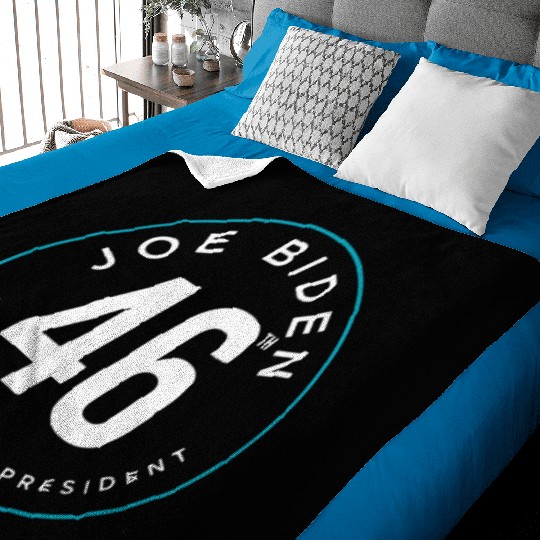 Joe Biden Victory 46 President Baby Blankets