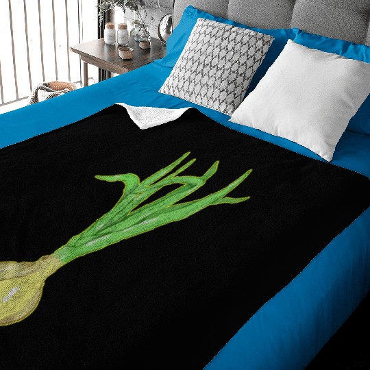 Onion plant Baby Blankets