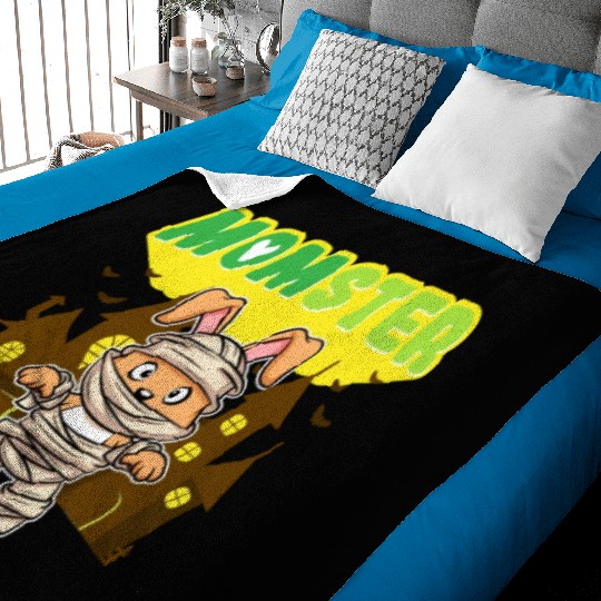 Momster Monster Mom Scary Halloween Mommy Costume Baby Blankets
