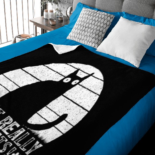 Funny Cat Lover Cat Owner I just really like Cats Baby Blankets