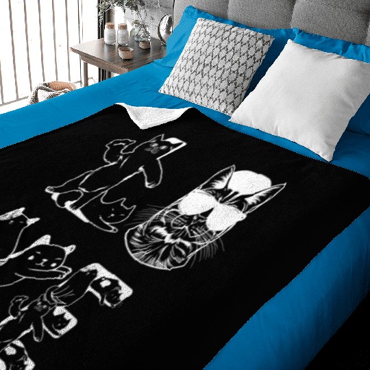 Cat LOVE Cats I Cute Cat Lover I Cat Owner LOVE Ca Baby Blankets