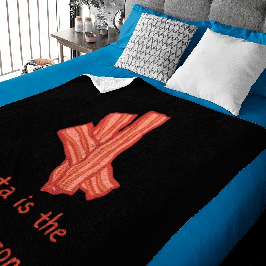 data is the new Bacon Baby Blankets