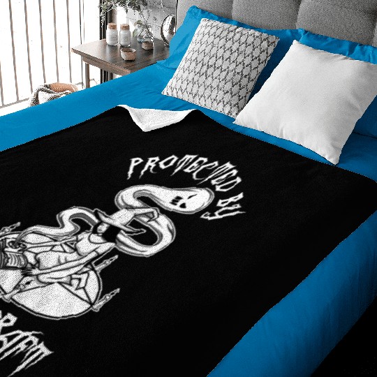 Protected By Witchcraft Baby Blankets