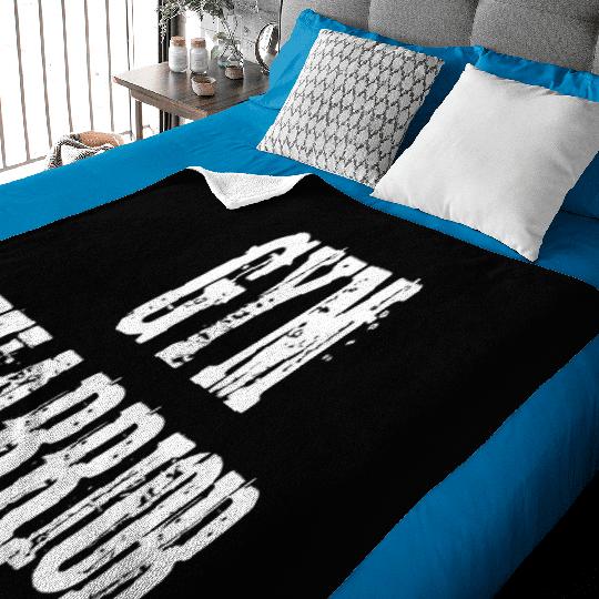 Gym Warrior Baby Blankets