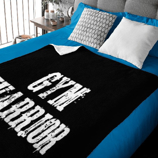 Gym Warrior Baby Blankets