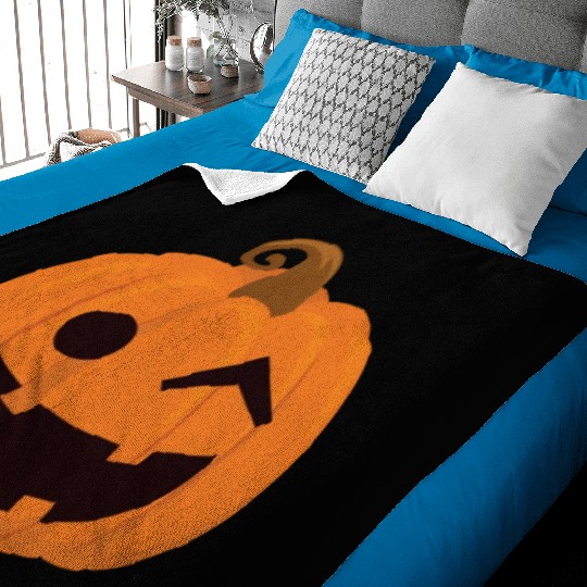 Pumpkin Halloween Baby Blankets