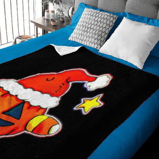 Jack O Lantern Dabbing Christmas Baby Blankets