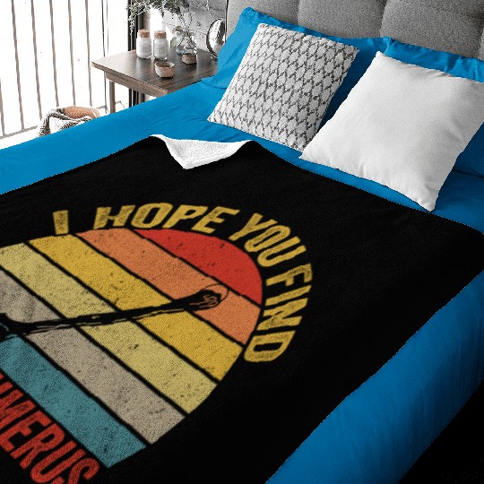 I Hope You Find This Humerus Funny Bone Baby Blankets