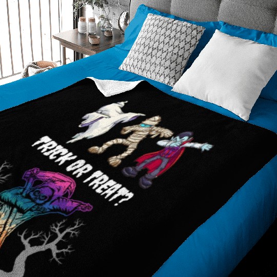 Halloween dabbing Trick or Treat October pumkin 1 Baby Blankets