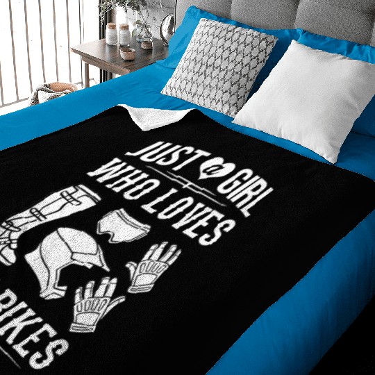 Dirt Bike Electric Motocross Riding MX Rider Baby Blankets