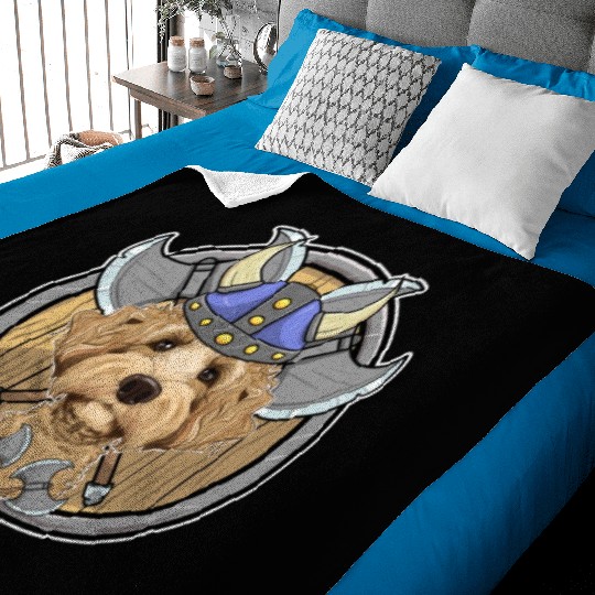 Labaradoodle I Valhalla I Viking Baby Blankets