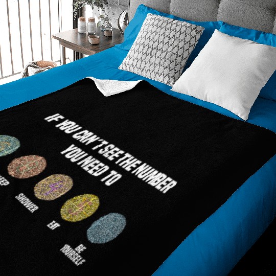 Ishihara Numbers - Be Yourself Baby Blankets
