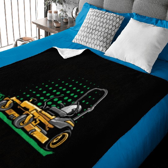 Gardening Plants Gardener lawn mowing Leaf Blower Baby Blankets