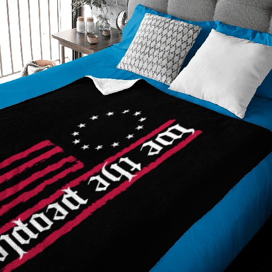 We The People American Flag Baby Blankets