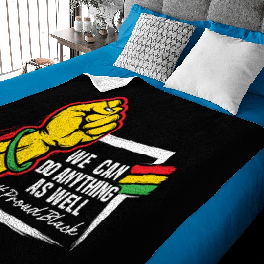 We Can Do Anything As Well African American Black Baby Blankets