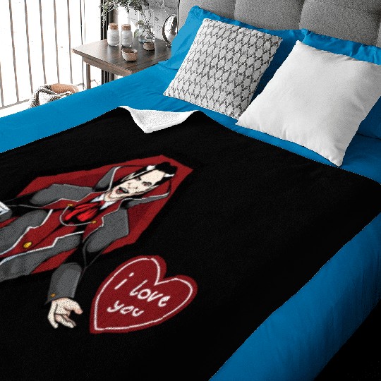 VAMPIRE LOVE YOU Baby Blankets