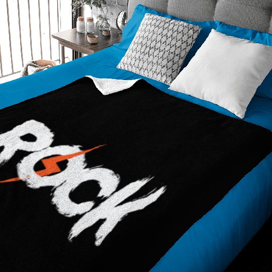 Rock Music Style Genre Guitar Rock Band Baby Blankets