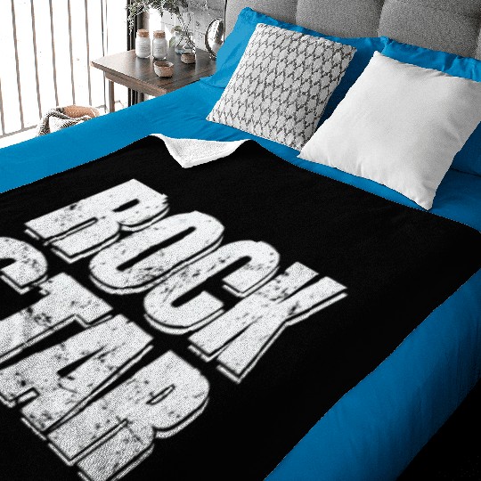 Rock Star Music Style Genre Guitar Rock Band Baby Blankets