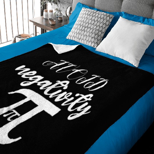 Avoid Negativity. stay positive Classic Baby Blankets