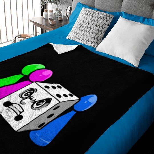 Board Game Angry Dice Baby Blankets