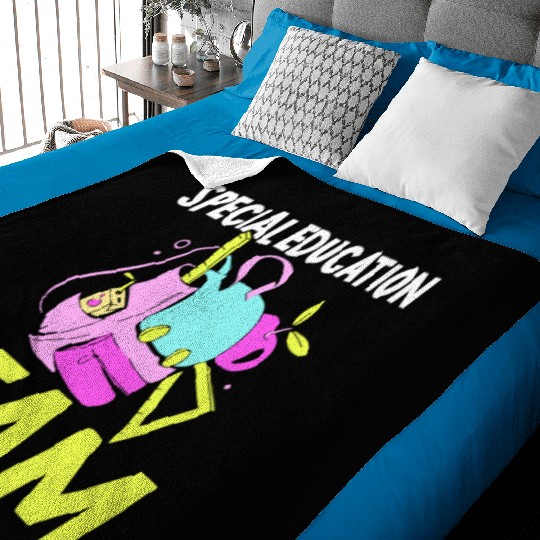 Special Education Team Sped Teacher Awareness Baby Blankets