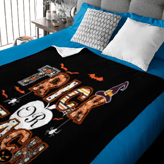 Trick Or Teach Funny Halloween Teacher Life Gift Baby Blankets