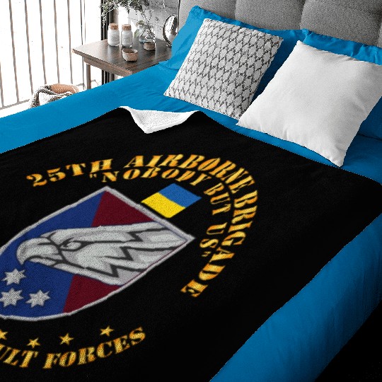 Ukraine 25th Airborne Brigade Nobody but Us X 300 Baby Blankets