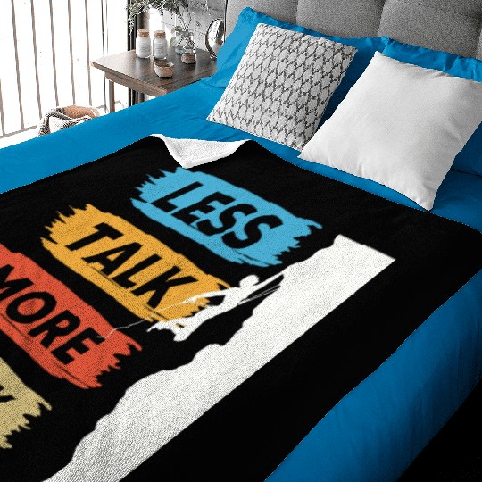 Climbing Mountaineering Climber Mountains Hiking Baby Blankets