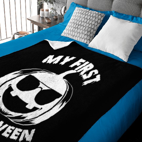 Halloween Newborn Baby My First Halloween Baby Blankets