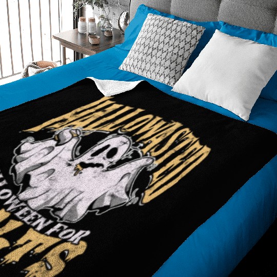 Hallowasted - Halloween for adults - ghost theme Baby Blankets