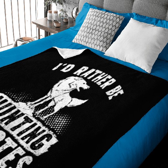 Coyote Trapping Coyote Hunting Yote Hunting Gift Baby Blankets