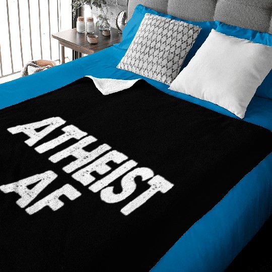 Atheist Atheism Agnostic Baby Blankets