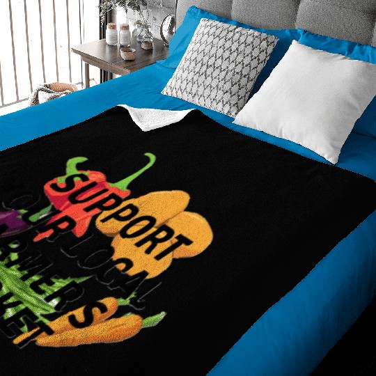 farmers market Baby Blankets