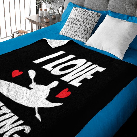 I Love Boating Kayak Boat Yacht Captain Ship Baby Blankets