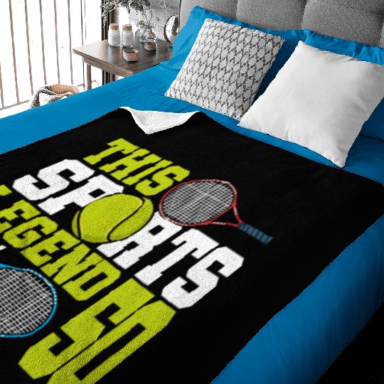 This Sports Legend Is Now 50, Tennis 50th Birthday Baby Blankets