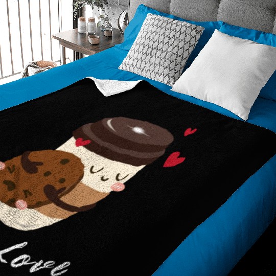 Coffee love cappuccino caffeine Baby Blankets