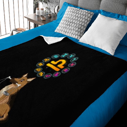 Funny Dog Lover Horoscope Libra Zodiac Sign Cool Baby Blankets
