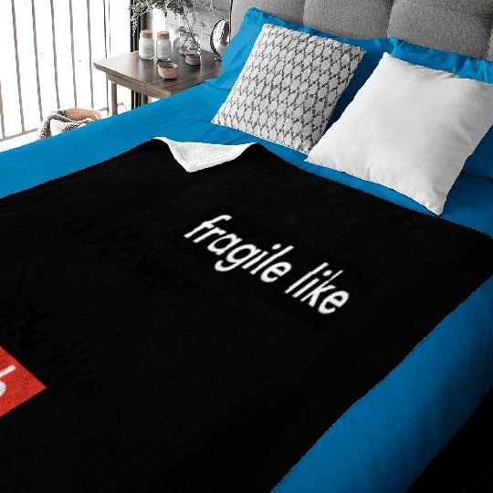 Feminism - Fragile like a bomb - Frida Kahlo Baby Blankets