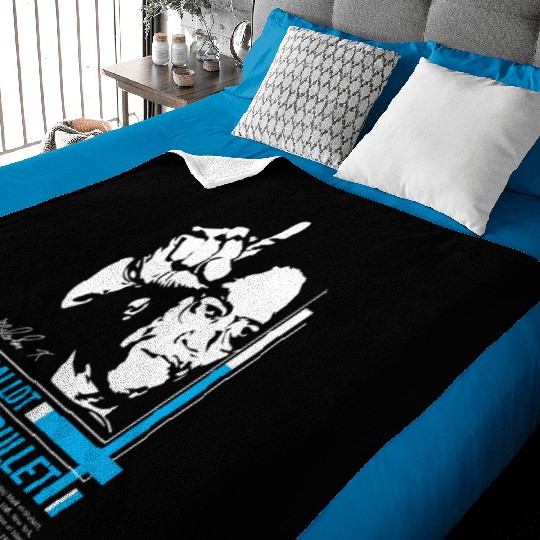 MALCOLM X inspiration quote Baby Blankets