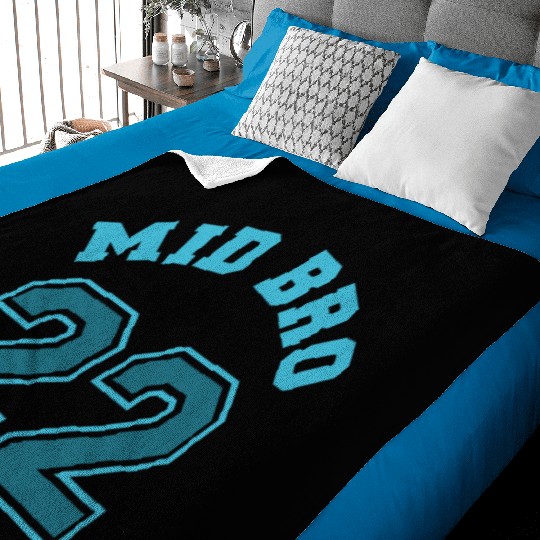 Mid Bro 2022 - Middle Brother Baby Birth Boy Baby Blankets