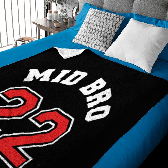 Mid Bro 2022 - Middle Brother Baby Birth Boy Baby Blankets