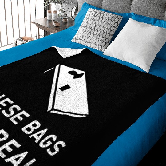These Bags Are Real - Cornhole Baby Blankets